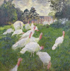 The Turkeys at the Chateau de Rottembourg, Montgeron